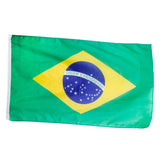 Maxbell Large Brazil National Flag Brazilian Football Banner 150*90CM / 5*3FT