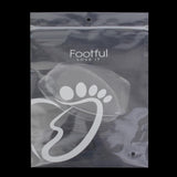 Footful Gel Forefoot Cushion Half Insoles Anti-Slip Massage Shoe Pads Clear