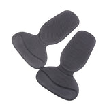 Footful Silicon Mesh T-shape Heel Cushion High Heel Shoes Insole Pads Black