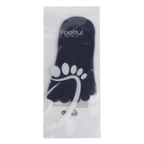 Footful Cotton Five Fingers Toe Sock Invisible Ankle Socks for Women Blue