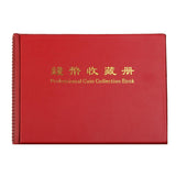 Maxbell Penny Money Pocket Storage Coin Album Book 240 Holders Collection Red