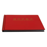 Maxbell Penny Money Pocket Storage Coin Album Book 240 Holders Collection Red
