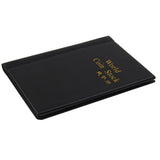 Maxbell Mini Penny Money Pocket Storage Coin Album Book 120 Holders Collection Black