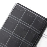 Maxbell Mini Penny Money Pocket Storage Coin Album Book 120 Holders Collection Black