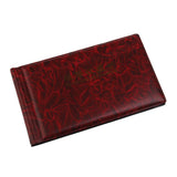 Maxbell Banknote Currency Collection Album Paper Money Pocket 30 Pages Wine Red