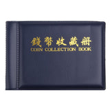 Maxbell Penny Money Pocket Storage Coin Album Book 60 Holders Collection Royalblue