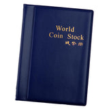 Maxbell Penny Money Pocket Storage Coin Album Book 120 Holders Collection -Royalblue