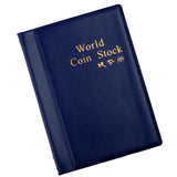 Maxbell Penny Money Pocket Storage Coin Album Book 120 Holders Collection -Royalblue