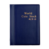 Maxbell Penny Money Pocket Storage Coin Album Book 120 Holders Collection -Royalblue