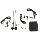 Maxbell Motorbike Motorcycle Helmet to Helmet Intercom Headset MP3 Input Black