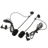 Maxbell Motorbike Motorcycle Helmet to Helmet Intercom Headset MP3 Input Black