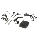 Maxbell Motorbike Motorcycle Helmet to Helmet Intercom Headset MP3 Input Black