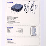 Maxbell Motorbike Motorcycle Helmet to Helmet Intercom Headset MP3 Input Black