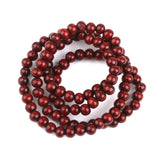 Maxbell Wood 108pcs Prayer Beads Buddha Mala Buddhist Bracelet Chain Purplish Red