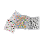 Maxbell DIY 3D Nail Art Stickers Manicure Tips Decal Decorations 50 Sheets