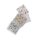 Maxbell DIY 3D Nail Art Stickers Manicure Tips Decal Decorations 50 Sheets