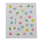 Maxbell DIY 3D Nail Art Stickers Manicure Tips Decal Decorations 50 Sheets