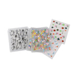 Maxbell DIY 3D Nail Art Stickers Manicure Tips Decal Decorations 50 Sheets