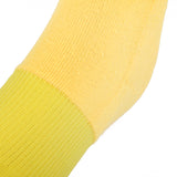 1 Pair Thicken Soccer Football Sports Knee High Sports Tube Socks Yellow
