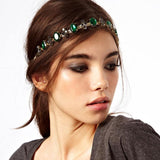 Bohemia Crystal Rhinestone Elastic Hair Band Headband Hair Accessory