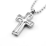 Maxbell Stainless Steel Openable Cross Cremation Ash Holder Pendant Necklace Jewelry