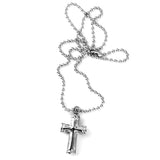 Maxbell Stainless Steel Openable Cross Cremation Ash Holder Pendant Necklace Jewelry