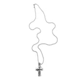 Maxbell Stainless Steel Openable Cross Cremation Ash Holder Pendant Necklace Jewelry