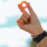 Maxbell 10pcs Elastic Silicone Women Girl's Hair Rope Bracelet Bangles - Black