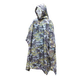 Maxbell Waterproof Bionic Raincoat Poncho Hunting Camping Hiking Camouflage Yellow