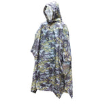 Maxbell Waterproof Bionic Raincoat Poncho Hunting Camping Hiking Camouflage Yellow