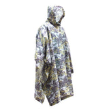 Maxbell Waterproof Bionic Raincoat Poncho Hunting Camping Hiking Camouflage Yellow