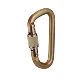 Maxbell 40KN D Carabiner Screw Locking for Rock Climbing Moutaineering