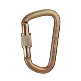 Maxbell 40KN D Carabiner Screw Locking for Rock Climbing Moutaineering
