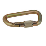 Maxbell 40KN D Carabiner Screw Locking for Rock Climbing Moutaineering