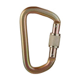 Maxbell 40KN D Carabiner Screw Locking for Rock Climbing Moutaineering