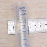 Maxbell 50ml Transparent Plastic Graduated Cylinder