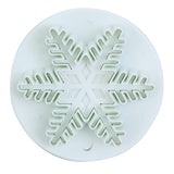 Maxbell 3pcs Snowflake Snow Flake Fondant Cake Cutter Plunger