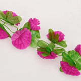 Max Maxb Artificial Garland Silk Flower Vine for Home Wedding Garden Decoration - Shocking Pink