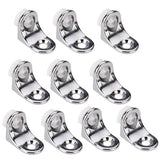10pcs Glass Shelf Right Angle Fixing Clip Bracket with Suction Cup