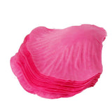 Maxbell 100pcs Artificial Silk Rose Petals Wedding Decoration Flowers -Deep pink