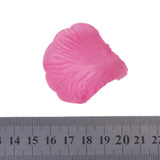 Maxbell 100pcs Artificial Silk Rose Petals Wedding Decoration Flowers -Deep pink