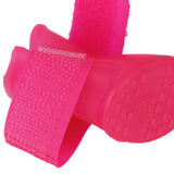 Maxbell Pet Dog Waterproof Skidproof Rain Shoes Boot Size S - Pink