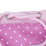 Maxbell Female Pet Dog Sanitary Pant Panty Diaper Brief Size L - Pink with white dots