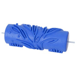 Maxbell 15cm Wall Decoration Empaistic Flower Pattern Painting Roller for Decoration Machine DIY - Blue