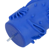 Maxbell 15cm Wall Decoration Empaistic Flower Pattern Painting Roller for Decoration Machine DIY - Blue