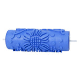 Maxbell 15cm Wall Empaistic Flower Pattern Painting Roller for Decor Machine DIY