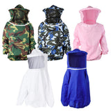 Maxbell Professional Beekeeping Jacket Veil Bee Protecting Suit Dress Smock Equipment