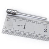 Maxbell 10pcs Tungsten Steel YG8 Carbide Rotary Burr 6mm Head Diameter