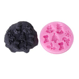 Maxbell Mini Christmas Silicone Clay Chocolate Soap Mould Fondant Cake Decorating