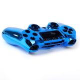 Maxbell ABS Metal Full Housing Shell Case Button Kit Parts for Sony PlayStation 4 PS4 Wireless Controller Blue